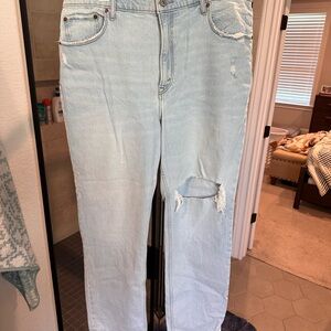 Abercrombie & Fitch 90s straight ultra high rise jeans